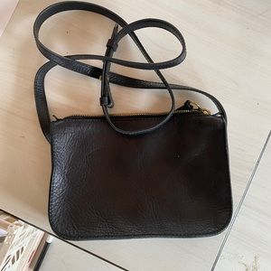 Madewell the simple crossbody black purse